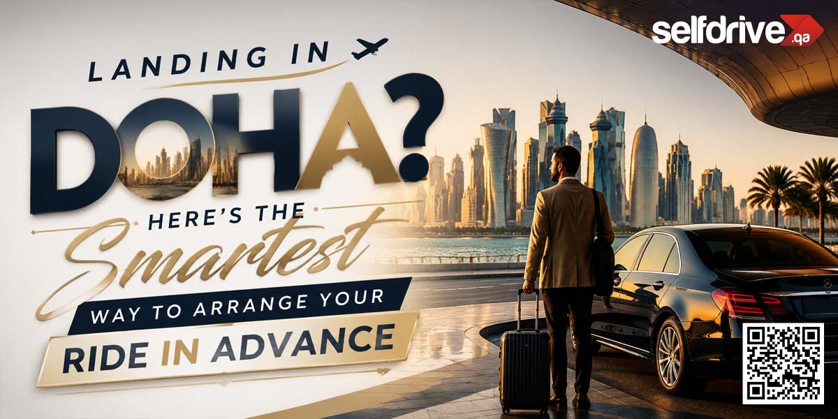 Doha's smart transportation system promoting efficient and advanced riding options for commuters.
